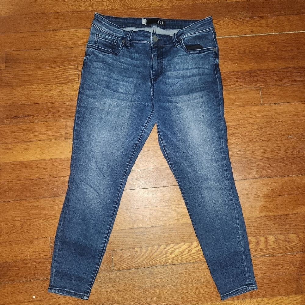 Kut from the Kloth Donna‎ High Rise Ankle Skinny Jeans Women's 8